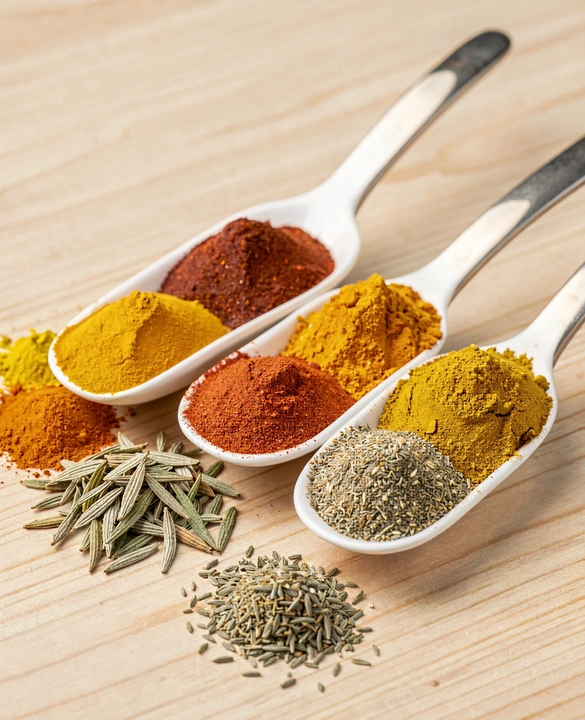 Variety of spices